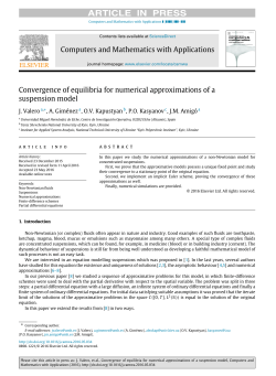 Convergence of equilibria for numerical approximations of a