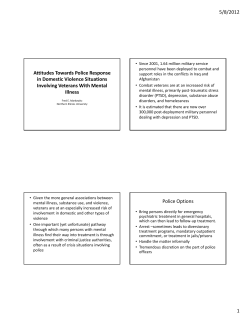 Police Discretion in Domestic Violence: Situations Involving