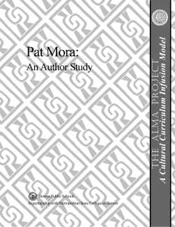 Pat Mora - Educational Technology and Library Services