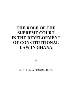 the role of the supreme court in the development of constitutional