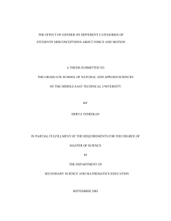the effect of gender on different categories of students