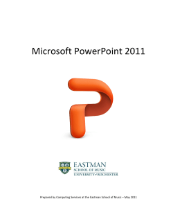 Microsoft PowerPoint 2011