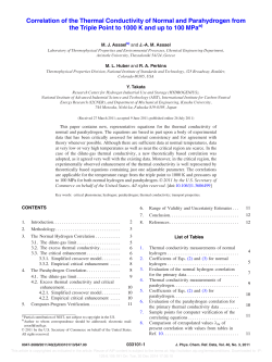 Correlation of the Thermal Conductivity of Normal and