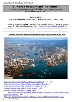 2 - Where is the Sydney Opera House located