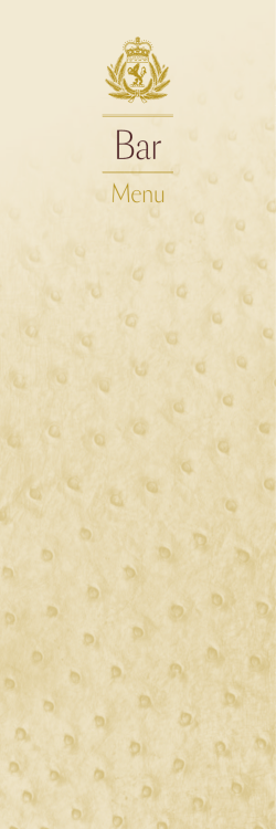 M enu - Cruise Connections