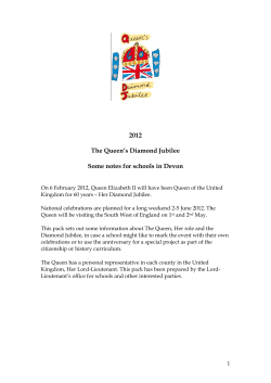 The British Monarchy &ndash; Notes for Schools