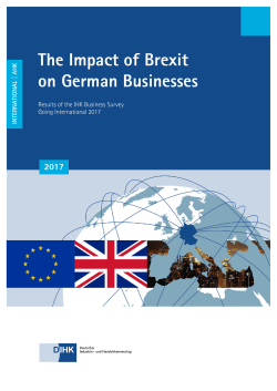 The Impact of Brexit on German Businesses