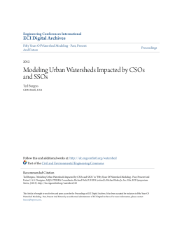 Modeling Urban Watersheds Impacted by CSOs and SSOs