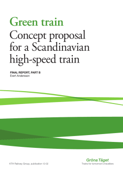 Green train - Gr&ouml;na T&aring;get