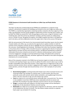 File - Paper Cup Recovery and Recycling Group