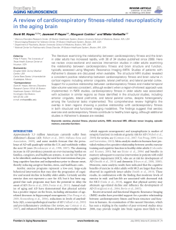A review of cardiorespiratory fitness-related