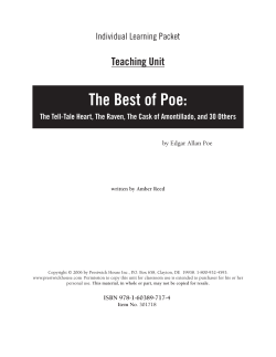 The Best of Poe: The Tell-Tale Heart, The Raven, The Cask of
