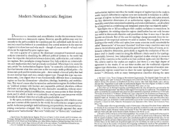 3 Modern Nondemocratic Regimes