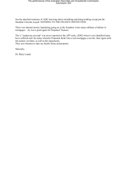 See the attached summary of ASIC knowing about something and
