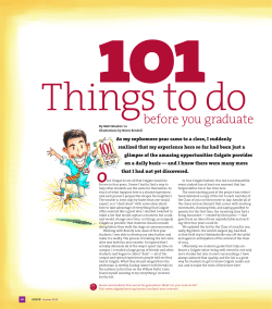 101 Things To Do Before You Graduate