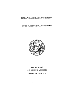 Grandparent Visitation Rights - North Carolina General Assembly