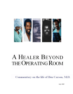 Complete Bio - the History of African Americans at Johns Hopkins