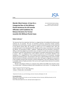 Murder Most Human: A Case for a Categorical Ban of Life