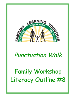 Punctuation Walk - University of North Florida