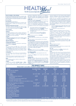 a PDF of the Terms and Conditions