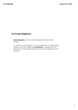 8.3 Scale Diagrams