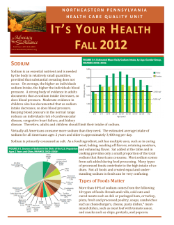 FALL 2012 - Northeastern PA HCQU
