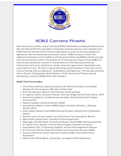 NOBLE Note October 2016 - The National Organization of Black