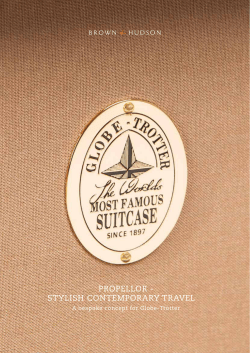 propellor - stylish contemporary travel