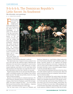 S-h-h-h-h, The Dominican Republic`s Little Secret: Its Southwest