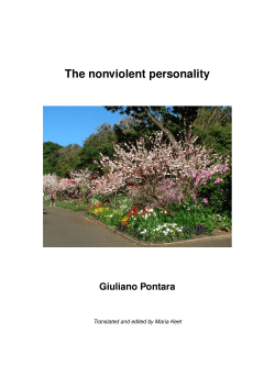 The nonviolent personality