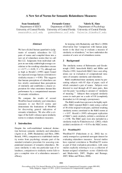 A New Set of Norms for Semantic Relatedness Measures