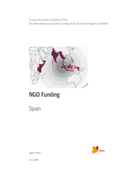 NGO Funding Spain