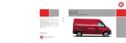 Owner`s Manual MOVANO