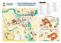 City of Sunderland and University Campuses