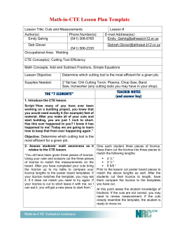 Cuts and Measurement