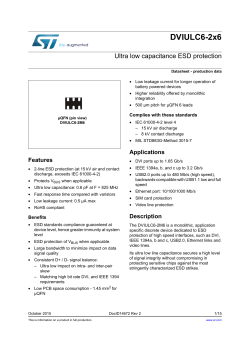 DVIULC6-2x6 - STMicroelectronics
