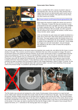 Home-made 16mm Telecine That is a modified Eiki with a camera