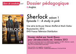 Sherlock - Z&eacute;ro de conduite