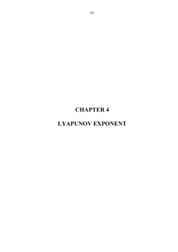 chapter 4 lyapunov exponent