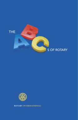 ABCs of Rotary