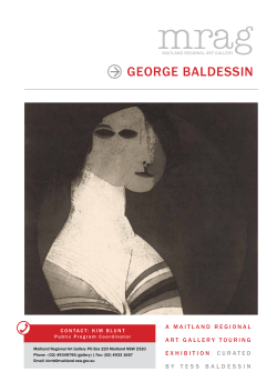 george baldessin - Maitland Regional Art Gallery