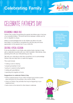 Celebrate Father`s Day