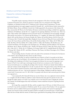 Second meeting 16 November 1885