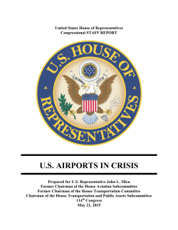 U.S. AIRPORTS IN CRISIS