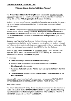 teacher`s guide - Bindaree Publishing