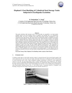 Elephant`s Foot Buckling of Cylindrical Steel Storage Tanks