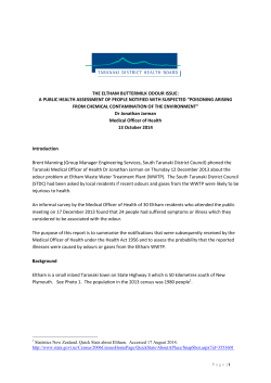a public health assessment of people notified with suspected