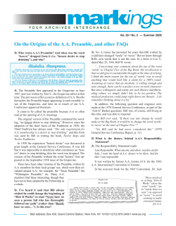 Markings - Your Archives Interchange