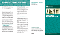 accessible means of egress - International Code Council