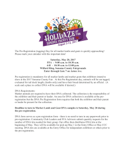 information - Sonoma County Fair